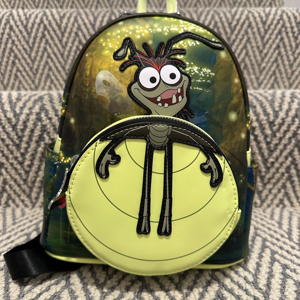 Loungefly Disney Princess and the Frog Ray Glow mini backpack